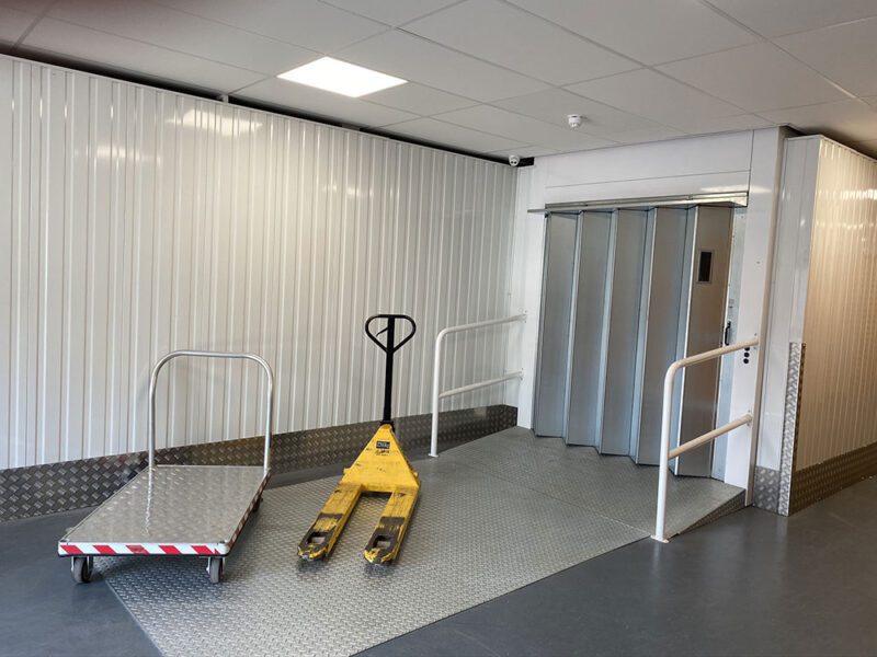 Motorbike storage door
