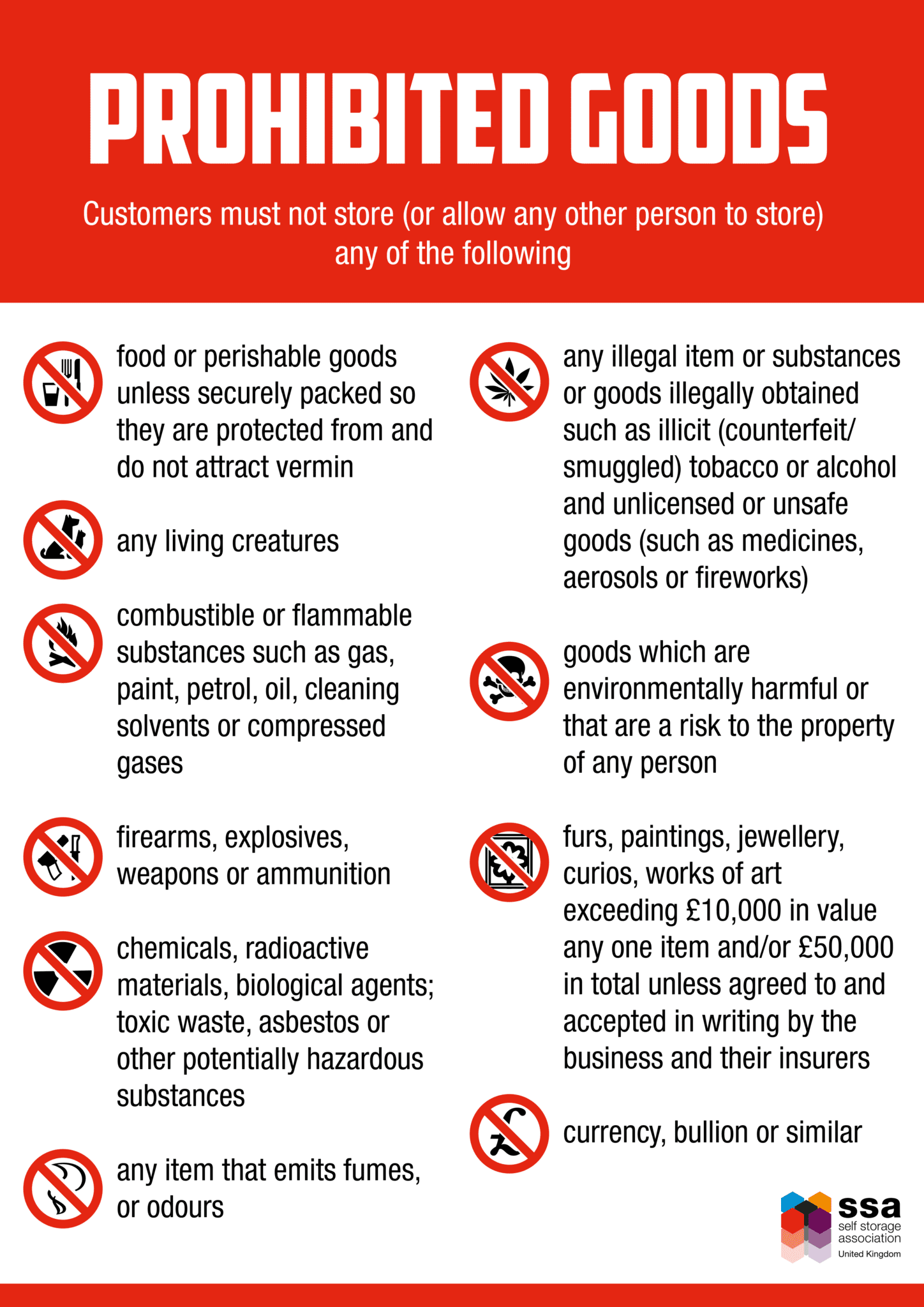 Prohibited Goods